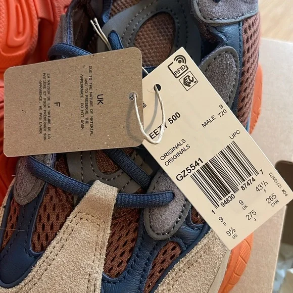 Yeezy 500 Enflame. size 9.5 men’s. Brand new, never worn. Authentic. - Picture 4 of 6